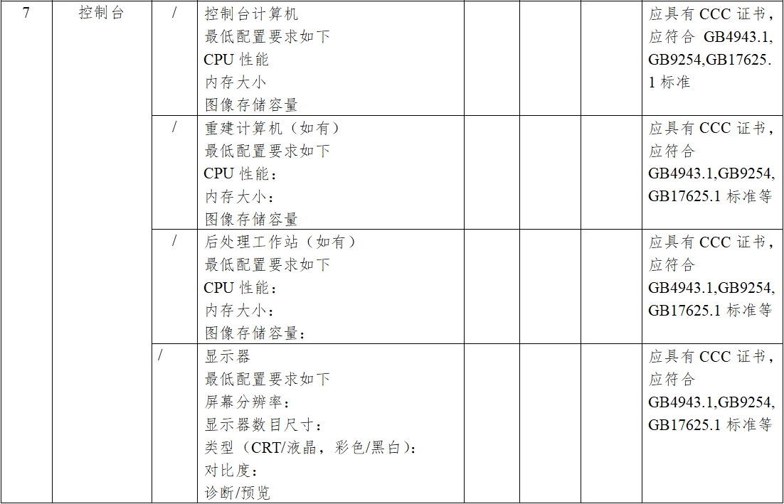 X射線計算機體層攝影設(shè)備注冊技術(shù)審查指導(dǎo)原則（2018年第26號）(圖10)